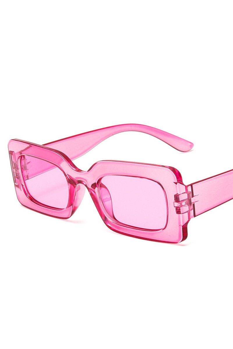 WIDE SQUARE FRAME FASHION SUNGLASSES