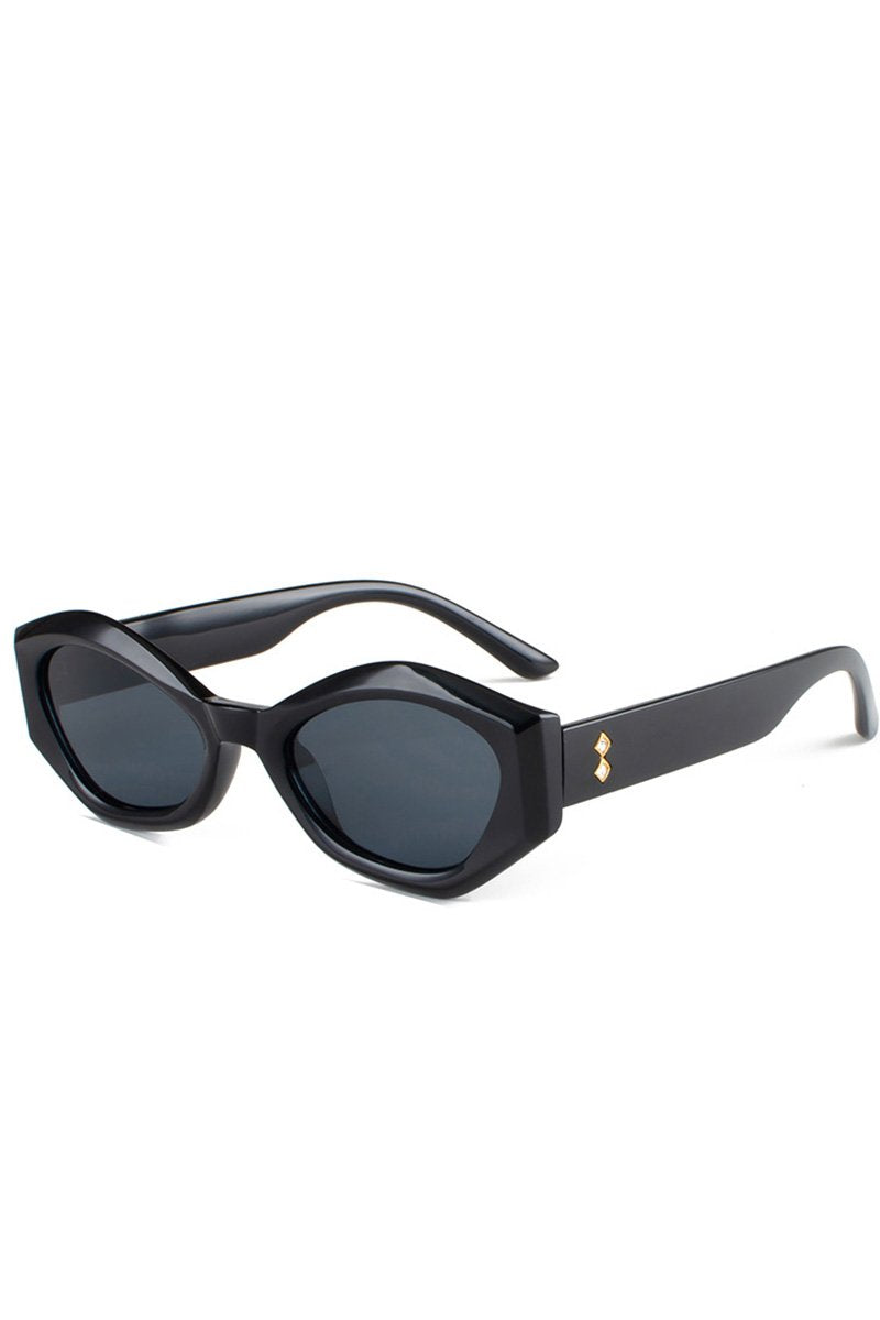 WIDE FRAME BEADS STUD DANDY SUNGLASSES