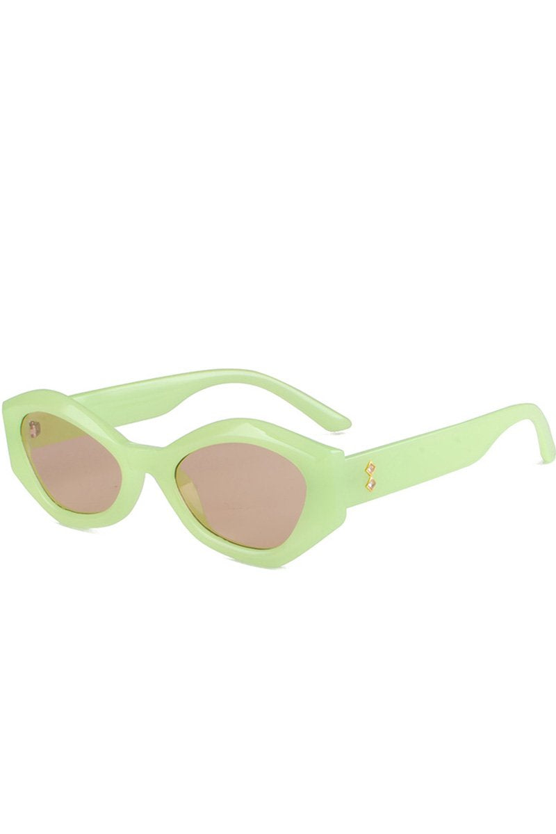 WIDE FRAME BEADS STUD DANDY SUNGLASSES