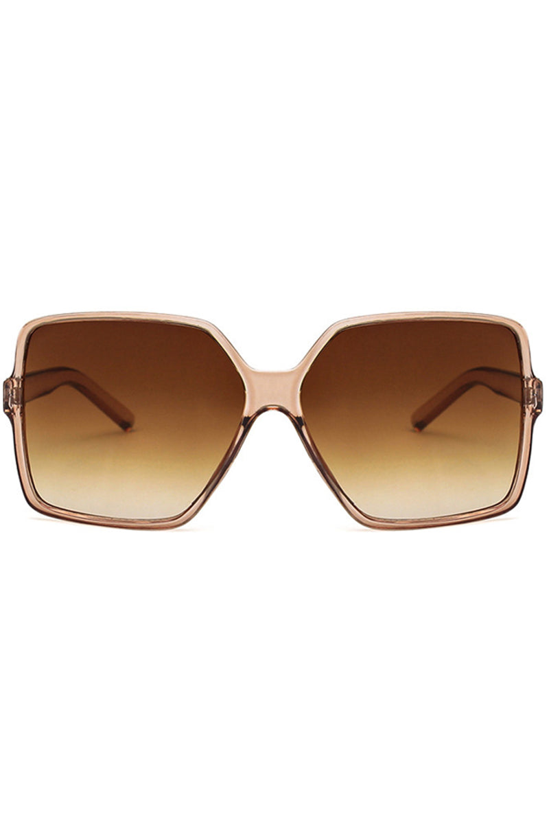 STREET SHOOTING SQUARE LARGE FRAME SUNGLASSES