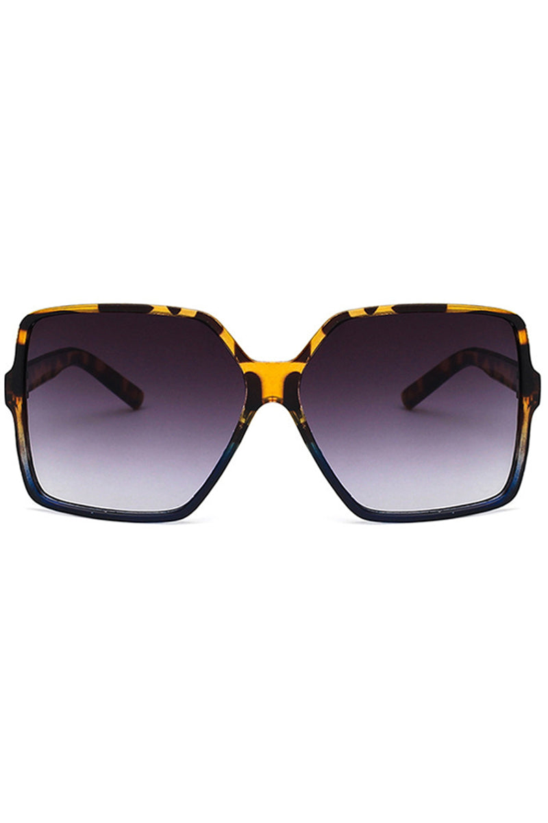 STREET SHOOTING SQUARE LARGE FRAME SUNGLASSES