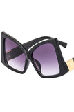 IRREGULAR LARGE FRAME SUNGLASSES