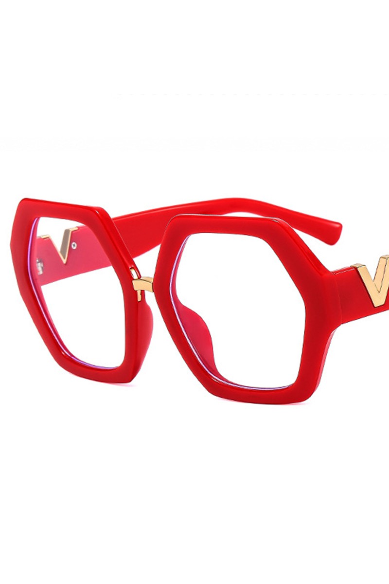 WOMEN GEOMETRIC FRAME EYEGLASSES