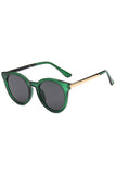 TRENDY FASHION ROUNDED SUNGLASSES