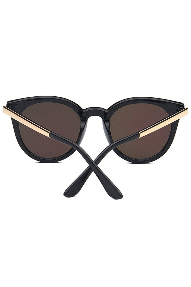 TRENDY FASHION ROUNDED SUNGLASSES