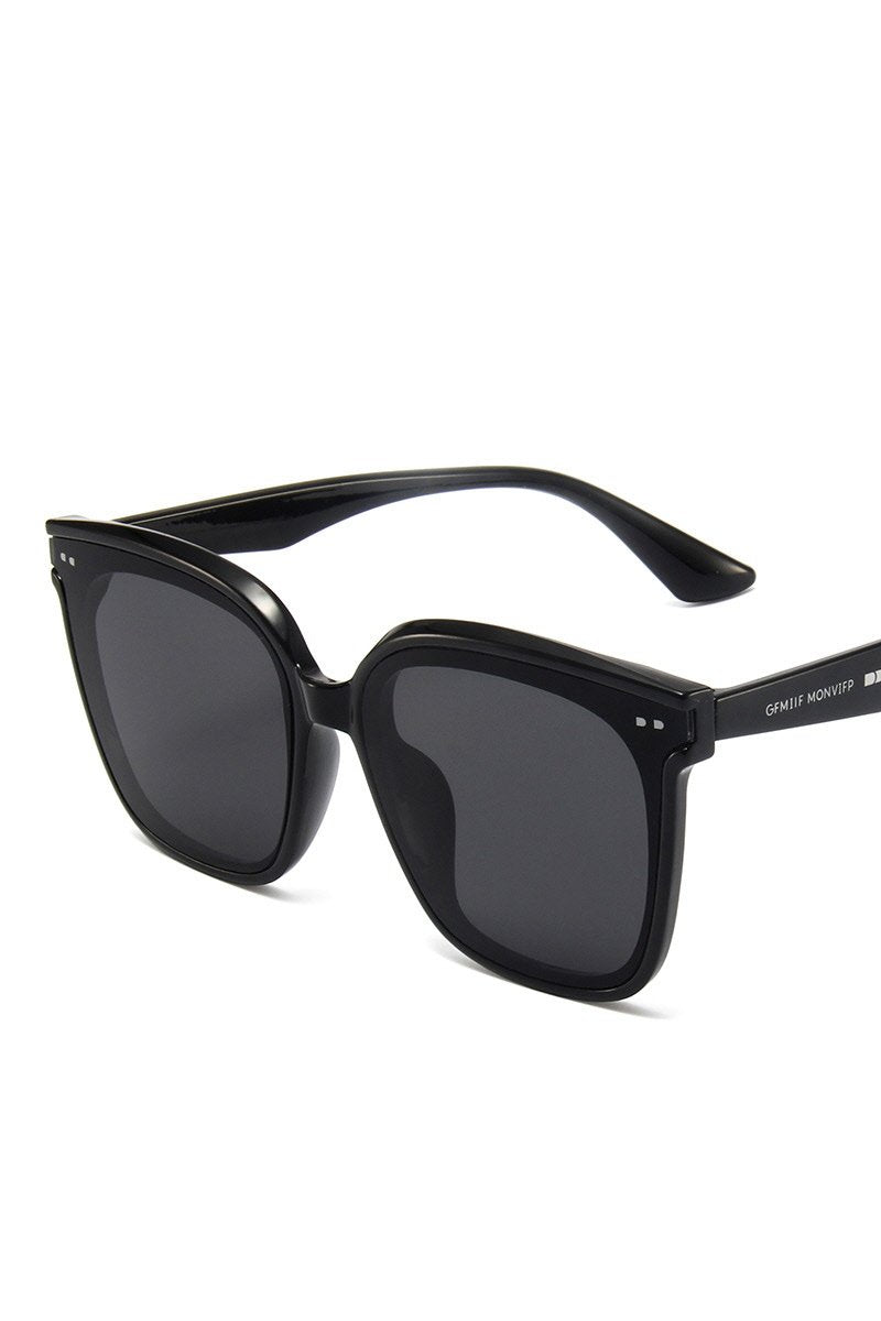 RETRO SUNSCREEN BIG FRAME THIN SUNGLASSES