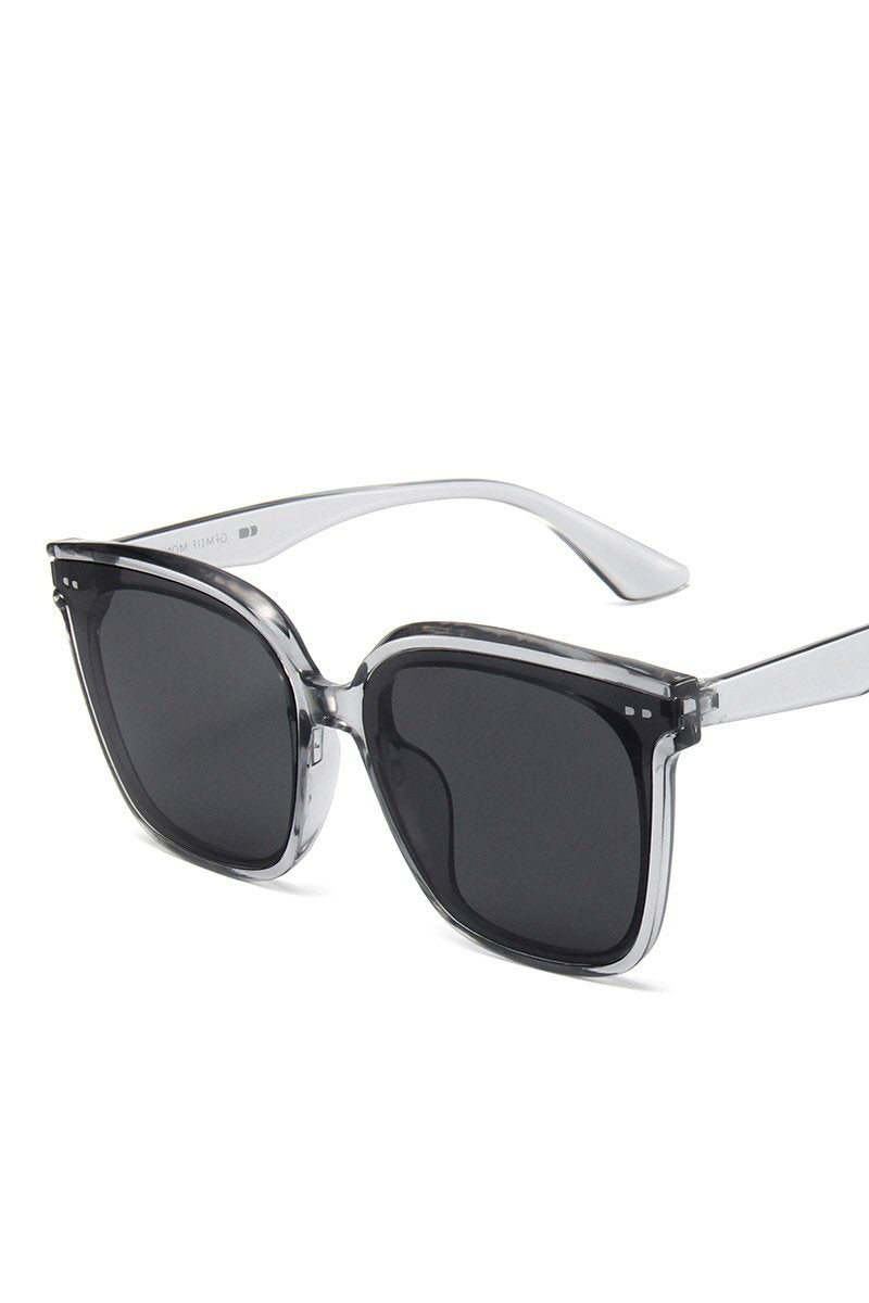 RETRO SUNSCREEN BIG FRAME THIN SUNGLASSES