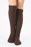 LOZENGE PATTERN KNIT SOCKS