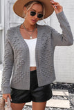 WOMEN OPEN FRONT SHORT CARDIGAN - Doublju