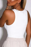 WOMEN SLEEVELESS BASIC CREW NECK BODYSUIT